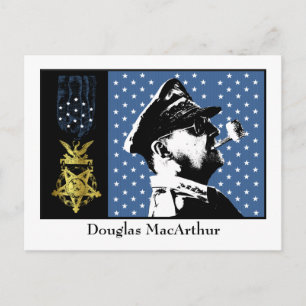 Douglas MacArthur - Medal of Honor Winner Vykort
