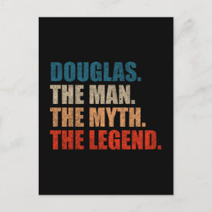Douglas Mannen Myten Legenden Vykort