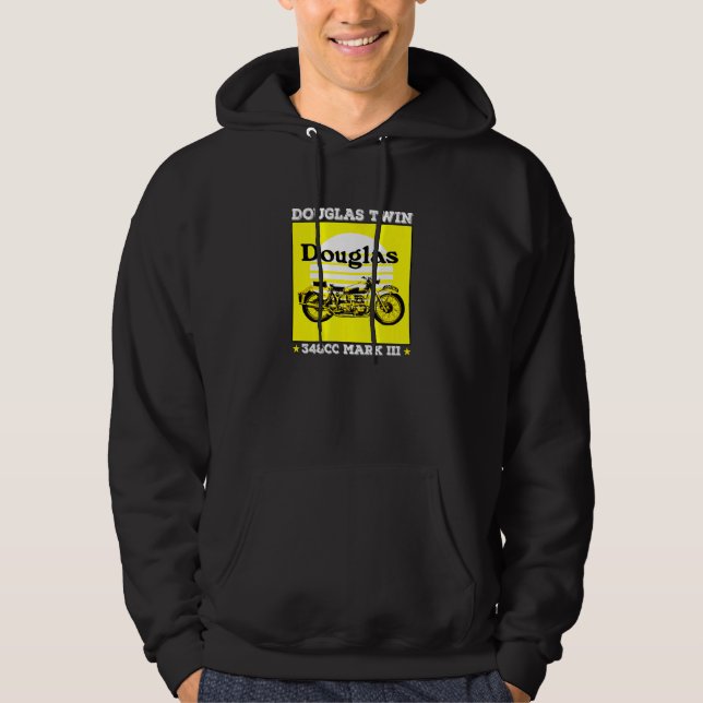 Douglas Mark III De Luxe Classic British Motor Hoodie (Framsida)