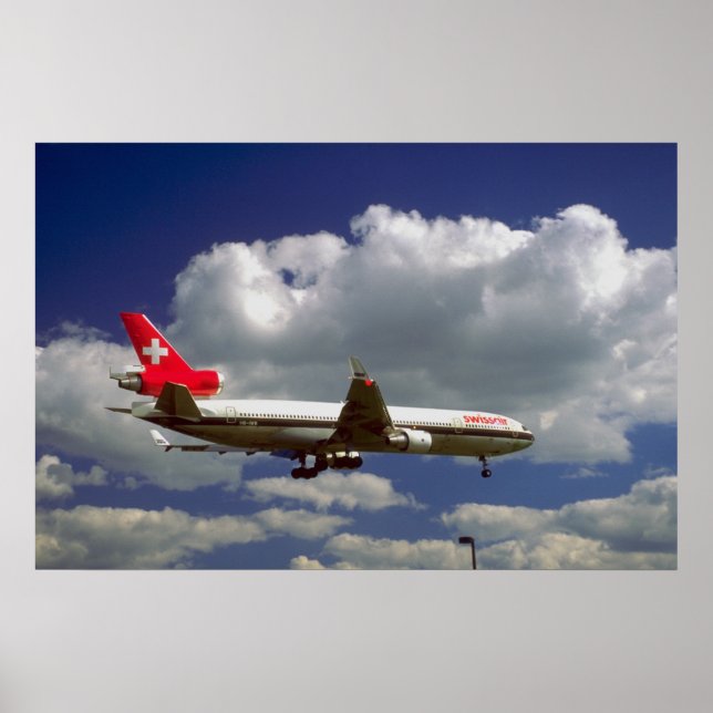 Douglas MD-11 om slutlig inflygning Poster (Framsidan)