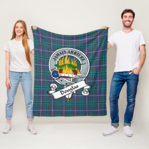 Douglas Modern Klan Badge Tartan Play Fleecefilt