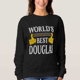 Douglas Surname Team Family Efternamn World's Best T Shirt