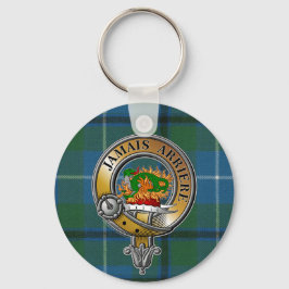 Douglas Tartan & Badge Nyckelring