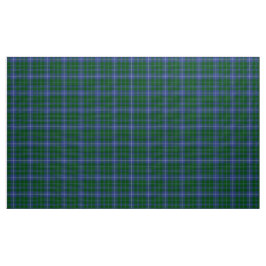 Douglas Tartan Blue Grönt och Black Play Fabric Tyg