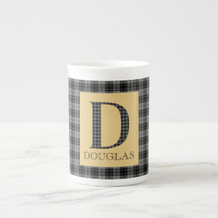 Douglas Tartan Monogram D Benporslin Mugg
