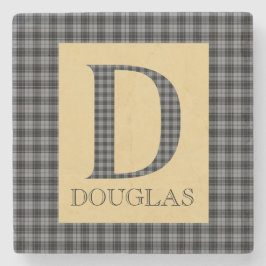 Douglas Tartan Monogram D  Stenunderlägg