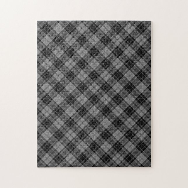 Douglas Tartan Skotsk Rutmönster Pussel (Vertikal)