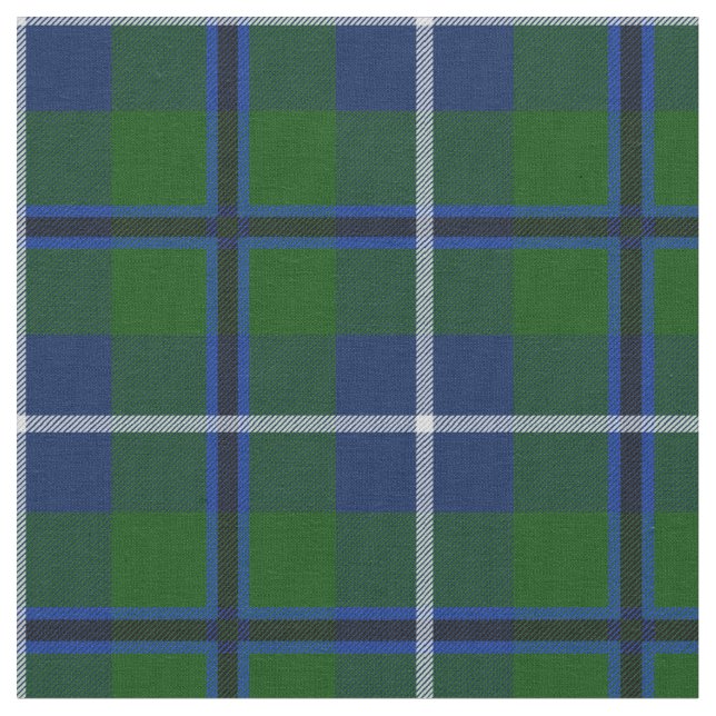 Douglas Tartantryck Tyg (Närbild)