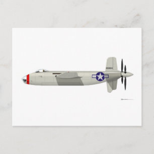 Douglas XB-42 Mixmaster Helg Vykort