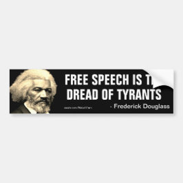 Douglass Free Tal är en fara för Tyrants Bildekal