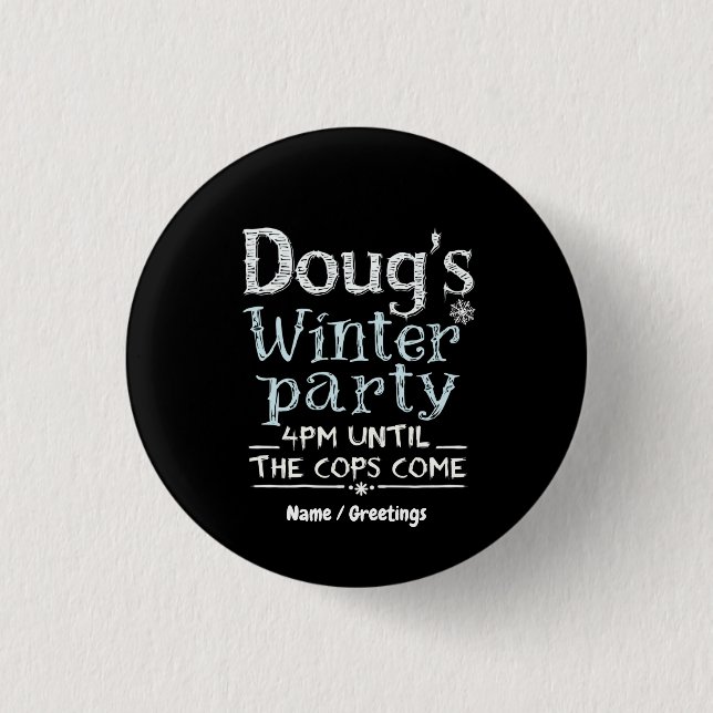 Dougs Vinterfest, 15 februari, 16:00 Roligt Knapp (Framsida)