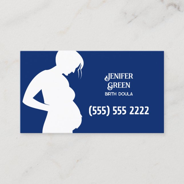 Doula Anpassad QR Visitkort (Framsida)