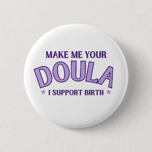 Doula, barnmorska, supportfödelsetal, knapp för fö