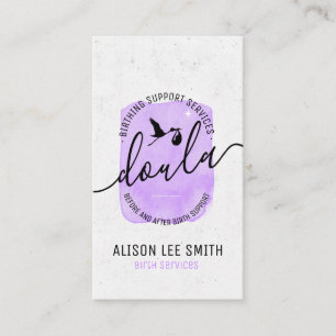 Doula Birth Coach Visitkort