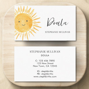 Doula Birth Coach Visitkort