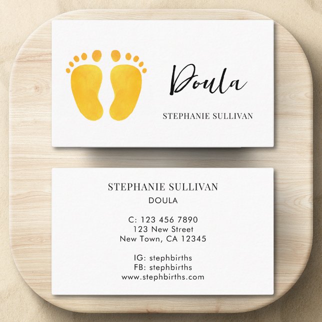 Doula Birth Coach Visitkort (Skapare uppladdad)