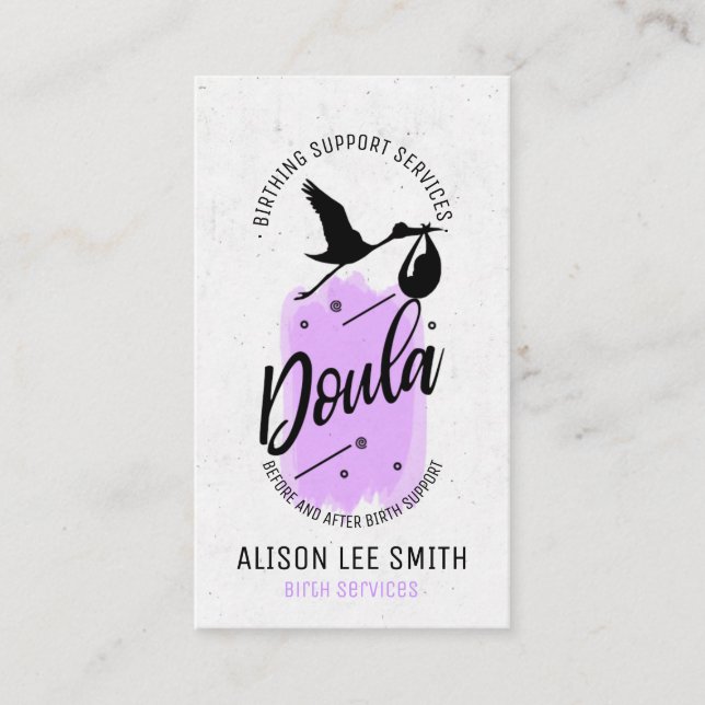 Doula Birth Coach Visitkort (Framsida)