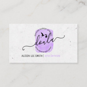 Doula Birth Coach Visitkort