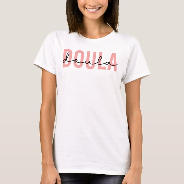 Doula, Birth Doula, Midfru, Cute Doula Gifts T Shirt (Framsida)