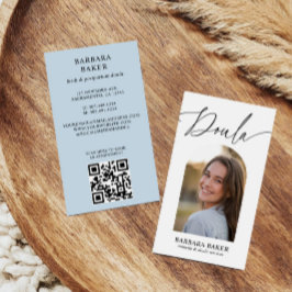 Doula förlossning postpartum fotokod QR KOD Visitkort