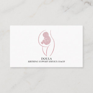 Doula Graviditets Sjuksköterska Barnmorska Förloss Visitkort