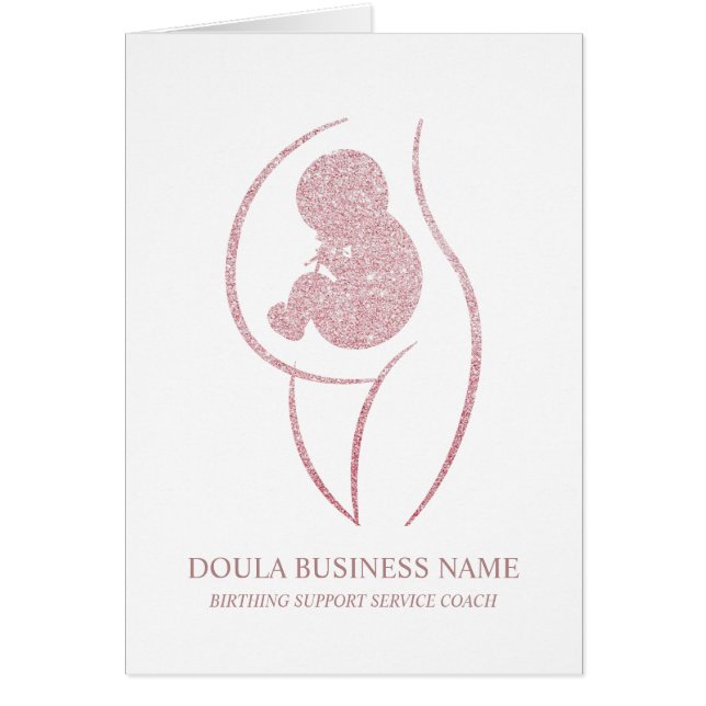 Doula Graviditetsjuksköterska Mamma OBS Kort (Framsidan)