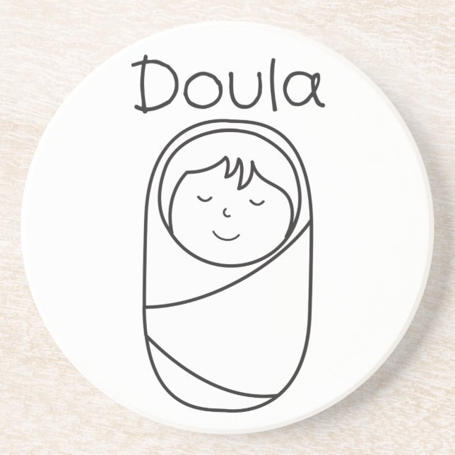 Doula kustfartyguppsättning underlägg sandsten (Framsidan)