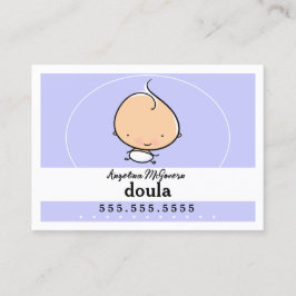 Doula Midfru Pediatrician Child Care Babysittande Visitkort
