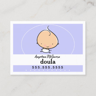 Doula Midfru Pediatrician Child Care Babysittande Visitkort