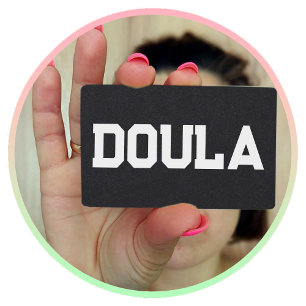Doula Midfru Scannable QR Visitkort