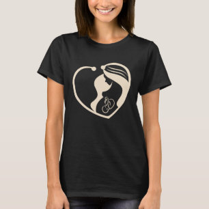 Doula Newborn Nurse Moderskap Nurse för pediatrisk T Shirt