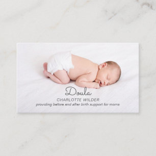Doula Photo Birth Coach Visitkort