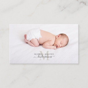 Doula Services Baby Photo Visitkort