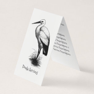 Doula Services Stork Affärskort Visitkort