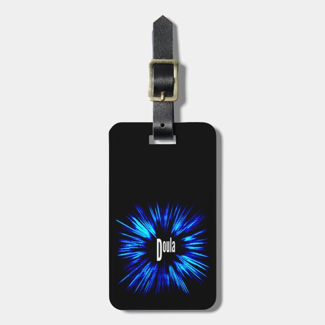 Doula Star Explosion Bagagebricka (Vertikal Framsida)