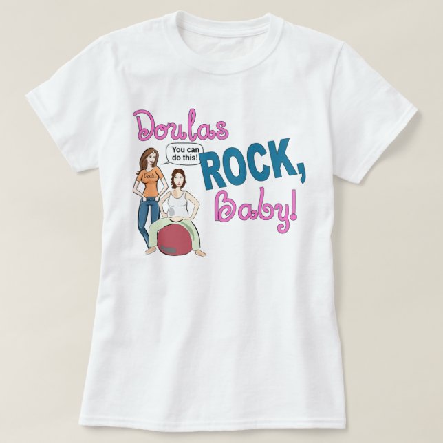 Doulas sten! Dambaby - dockat-skjorta T Shirt (Design framsida)