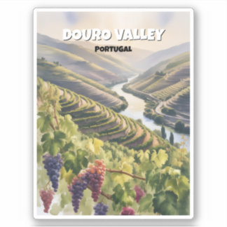 Douro Valley Portugal Klistermärken