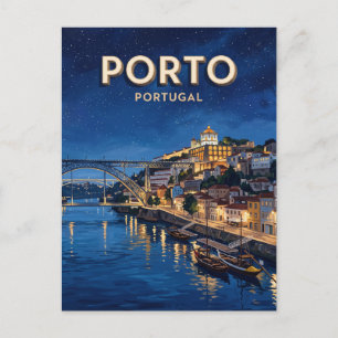 Dourofloden Porto Portugal Vykort