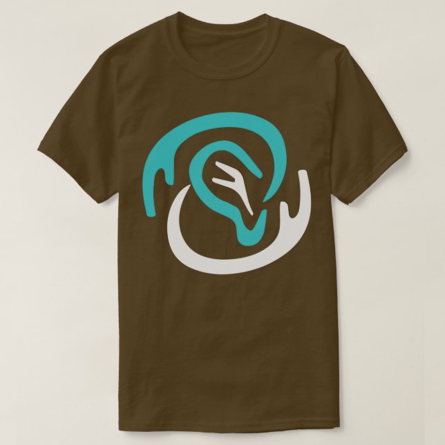 Döv Abstrakt Ear Cochlear T Shirt (Design framsida)