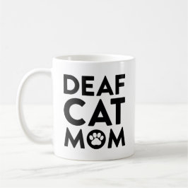 Döv Cat Mamma Kaffemugg