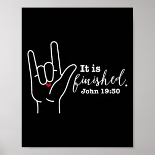 Döv Christian Faith Påsk Asl Underteckna språk I Poster
