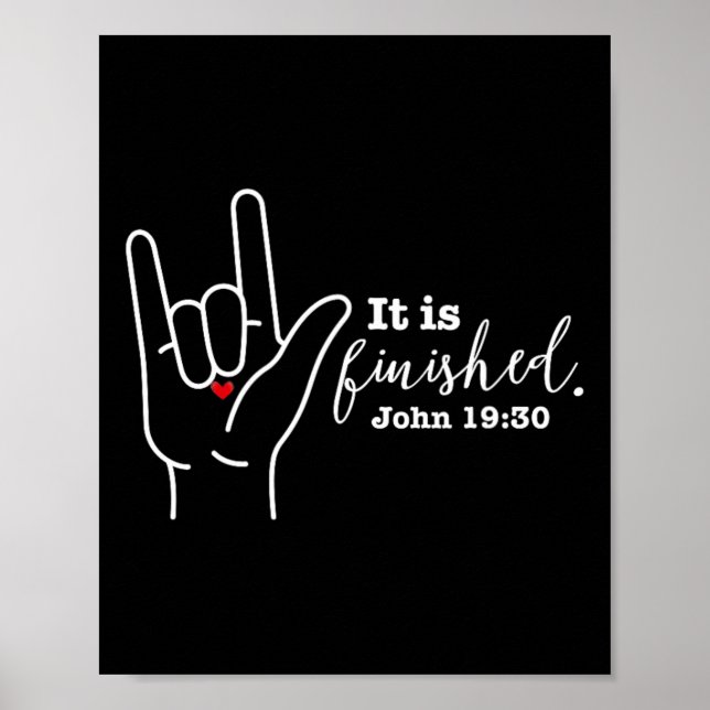 Döv Christian Faith Påsk Asl Underteckna språk I Poster (Framsidan)