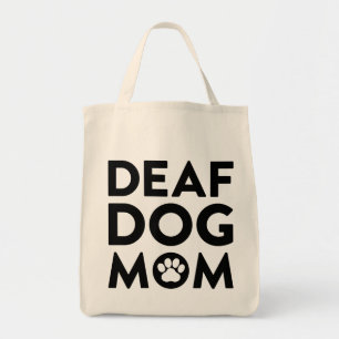 Döv Hund Mamma Tygkasse