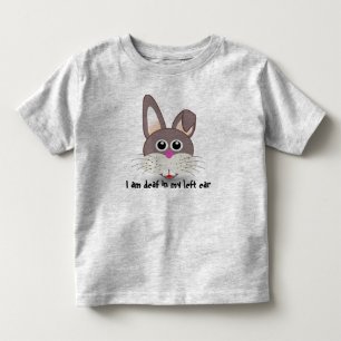 Döv kanin: Vänstersida gå i ax den döva Tee Shirt