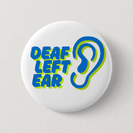 döv lämnat örtvit bakgrund knapp