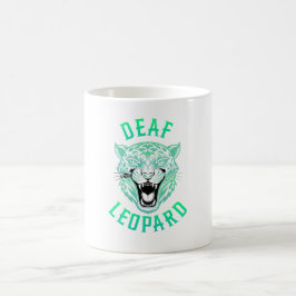 Döv Leopard Kaffemugg