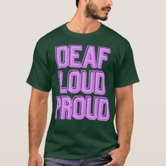 Döv Loud amp Proud Lila T Shirt