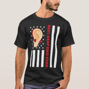 Döv Pride ASL Hand Gesture Hearing Aid Hand Sign T Shirt