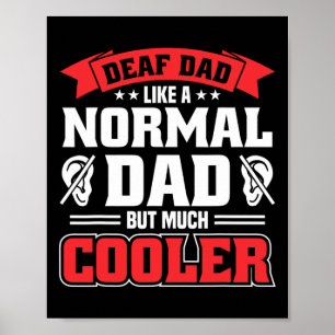 Döv Pride Medvetenhet om förlorad medvetenhet om D Poster