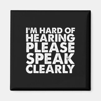 Döv vid hörsel Försämrad Asl-teckenspråk Magnet